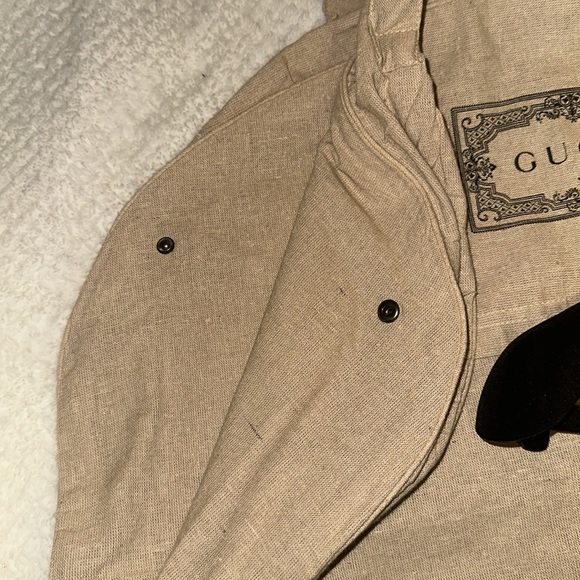 Gucci cloth double snap garment bag with black velvet Gucci hanger - Picture 6 of 8